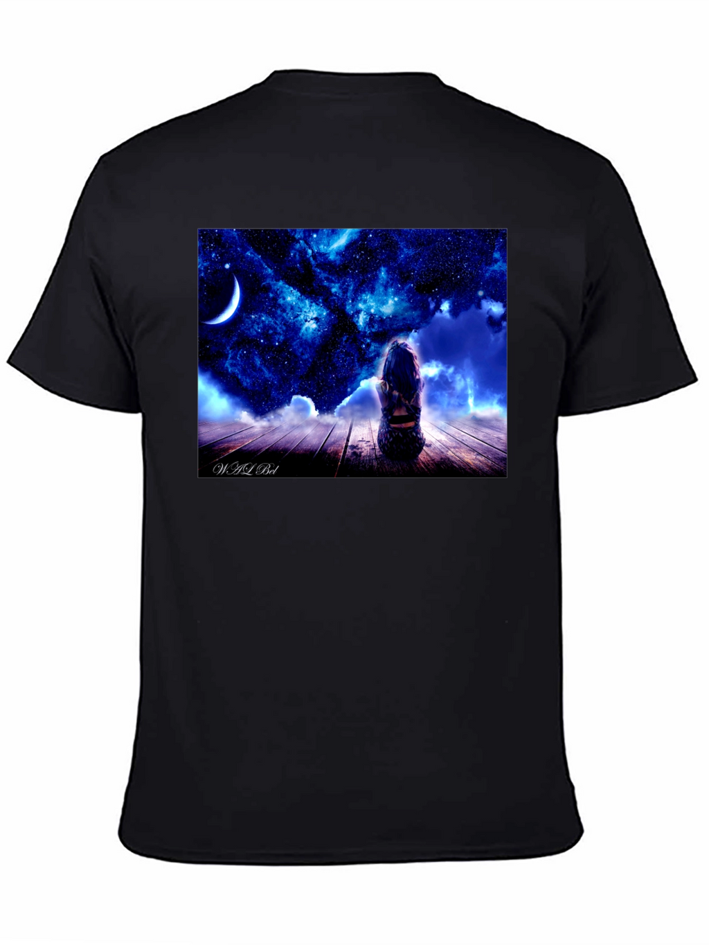 Cosmic Dreamer Black T-Shirt