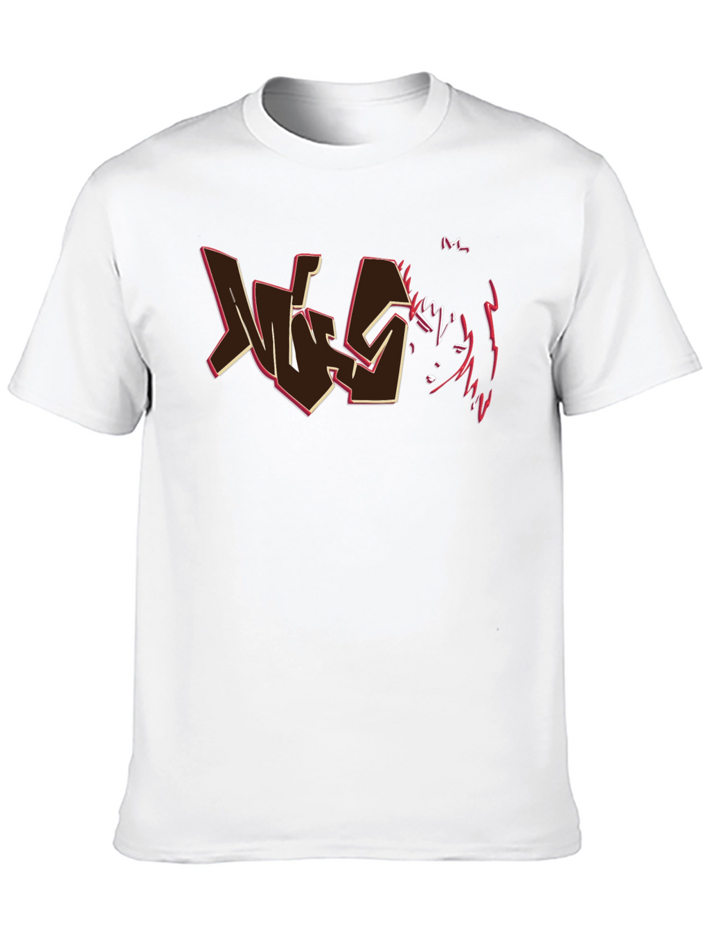 Edgy Graphic T-Shirt - Black Cotton Tee