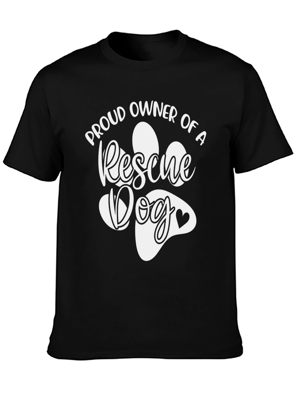 Proud Rescue Dog Owner T-Shirt