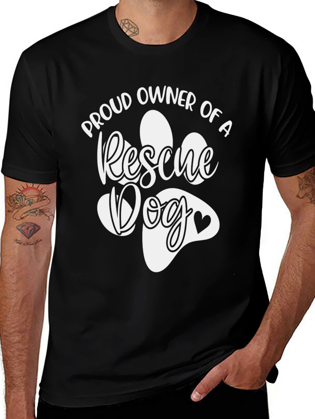 Proud Rescue Dog Owner T-Shirt