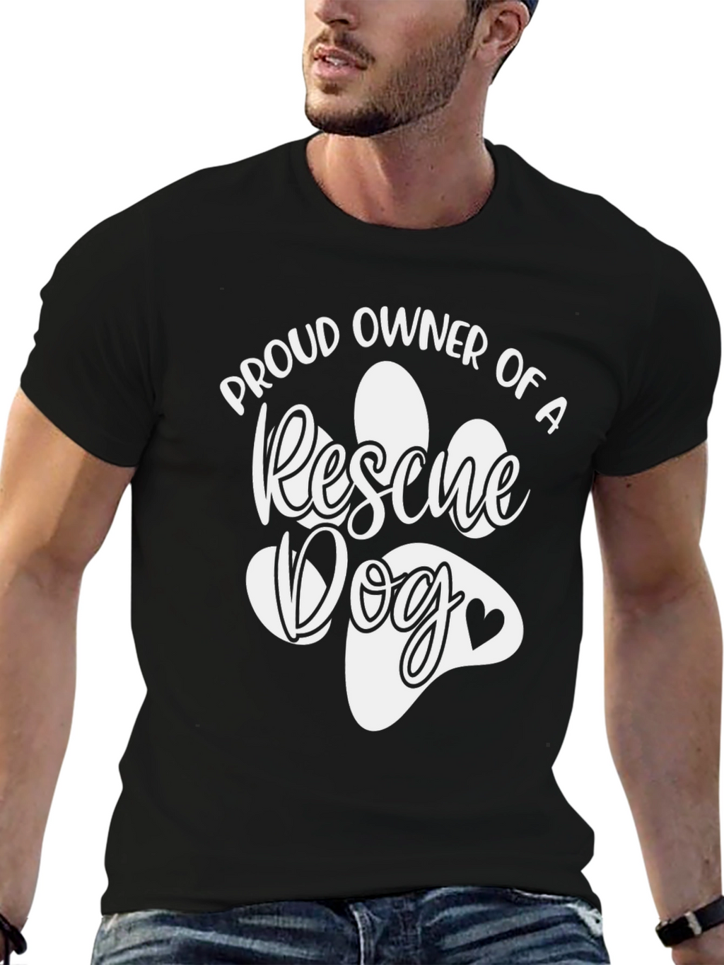 Proud Rescue Dog Owner T-Shirt