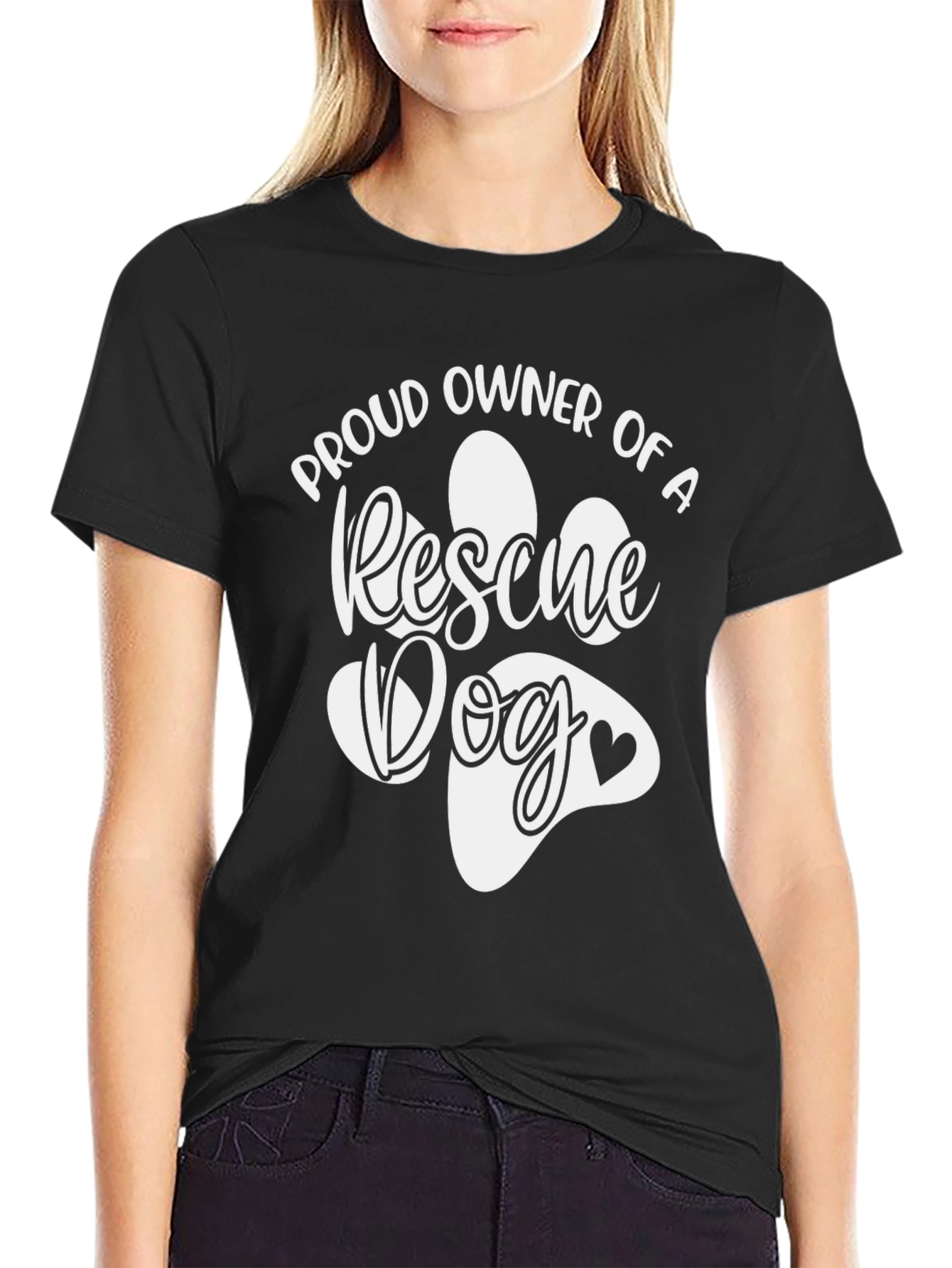 Proud Rescue Dog Owner T-Shirt