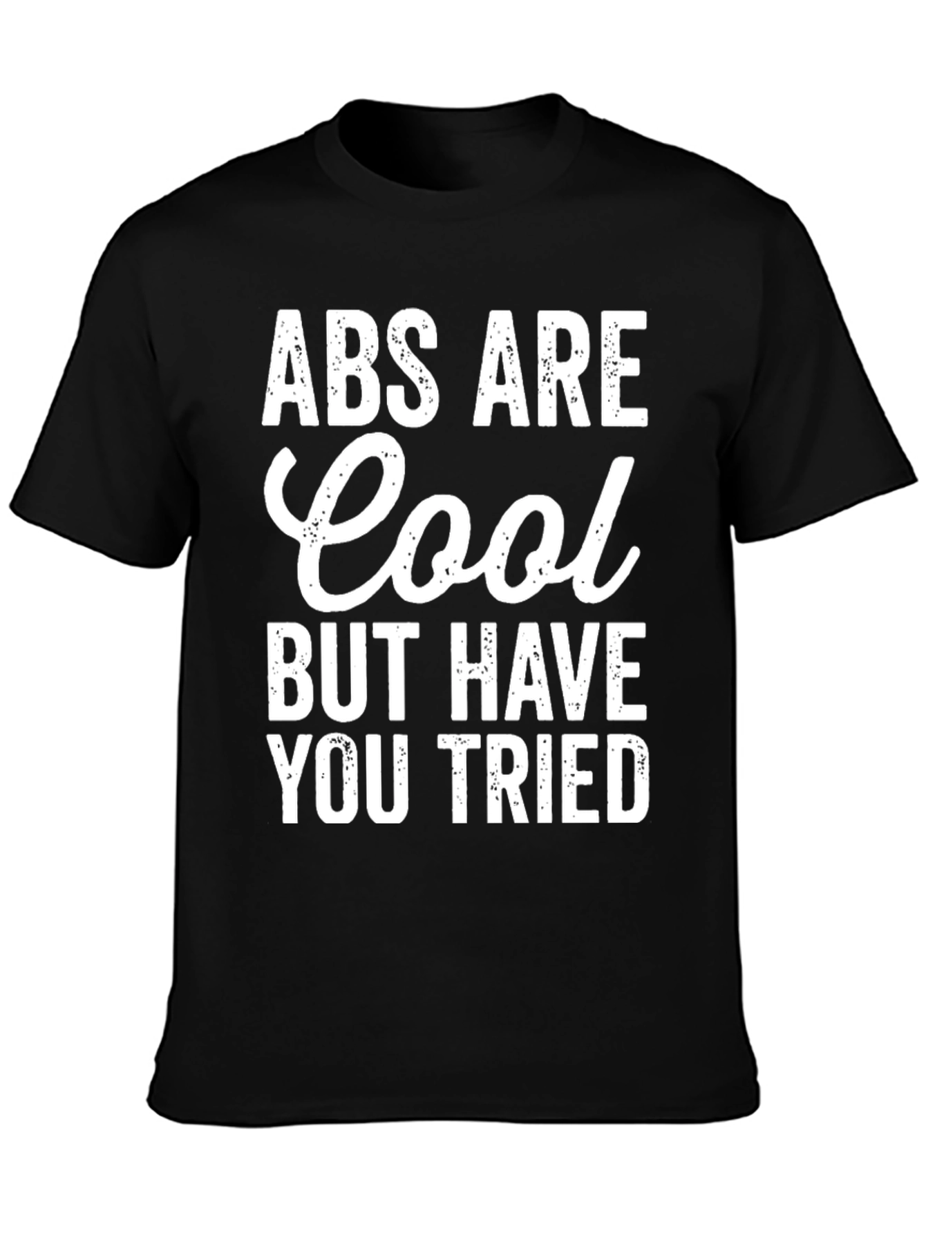 Abs Are Cool Graphic Novelty T-Shirt