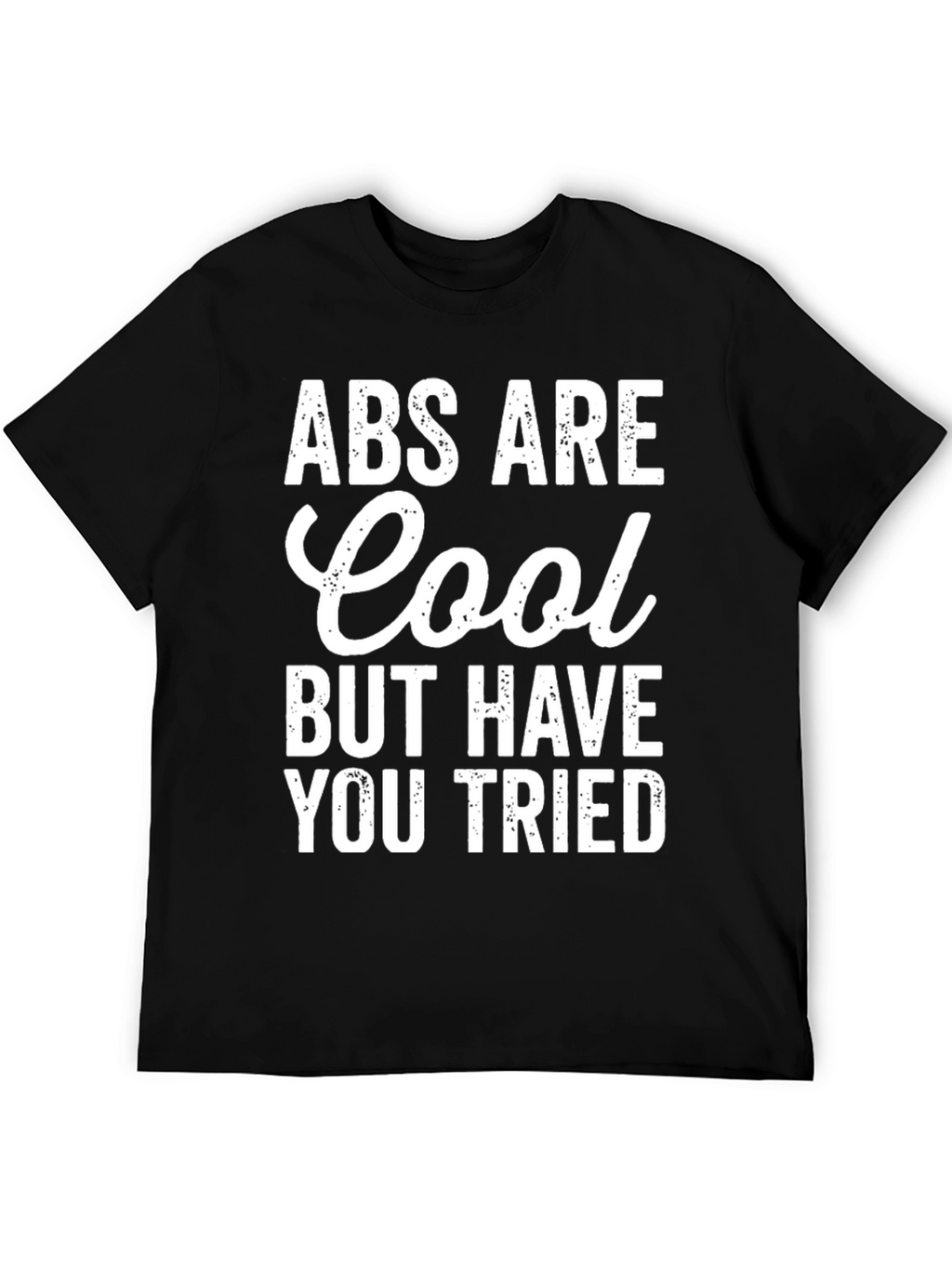 Abs Are Cool Graphic Novelty T-Shirt