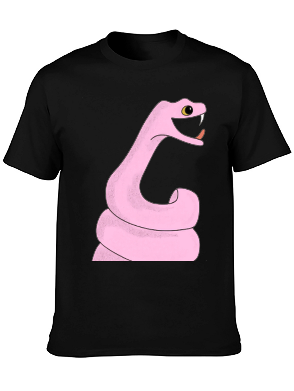 Pink Snake Graphic T-Shirt