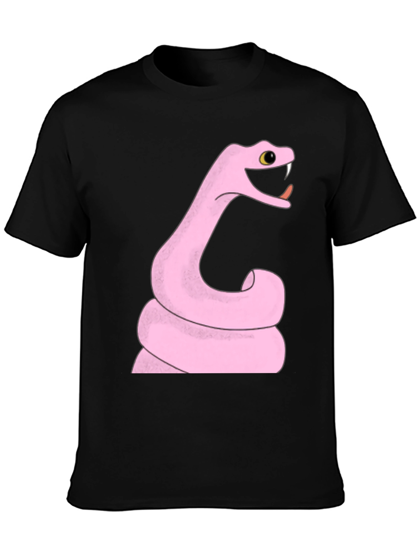 Pink Snake Graphic T-Shirt