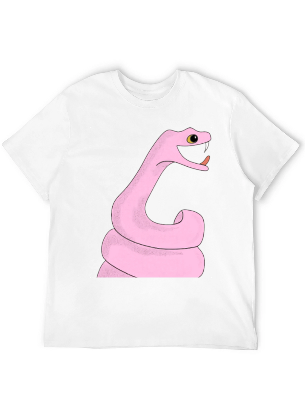 Pink Snake Graphic T-Shirt