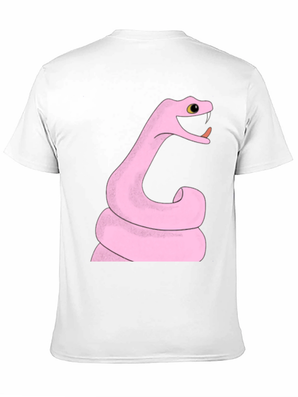 Pink Snake Graphic T-Shirt