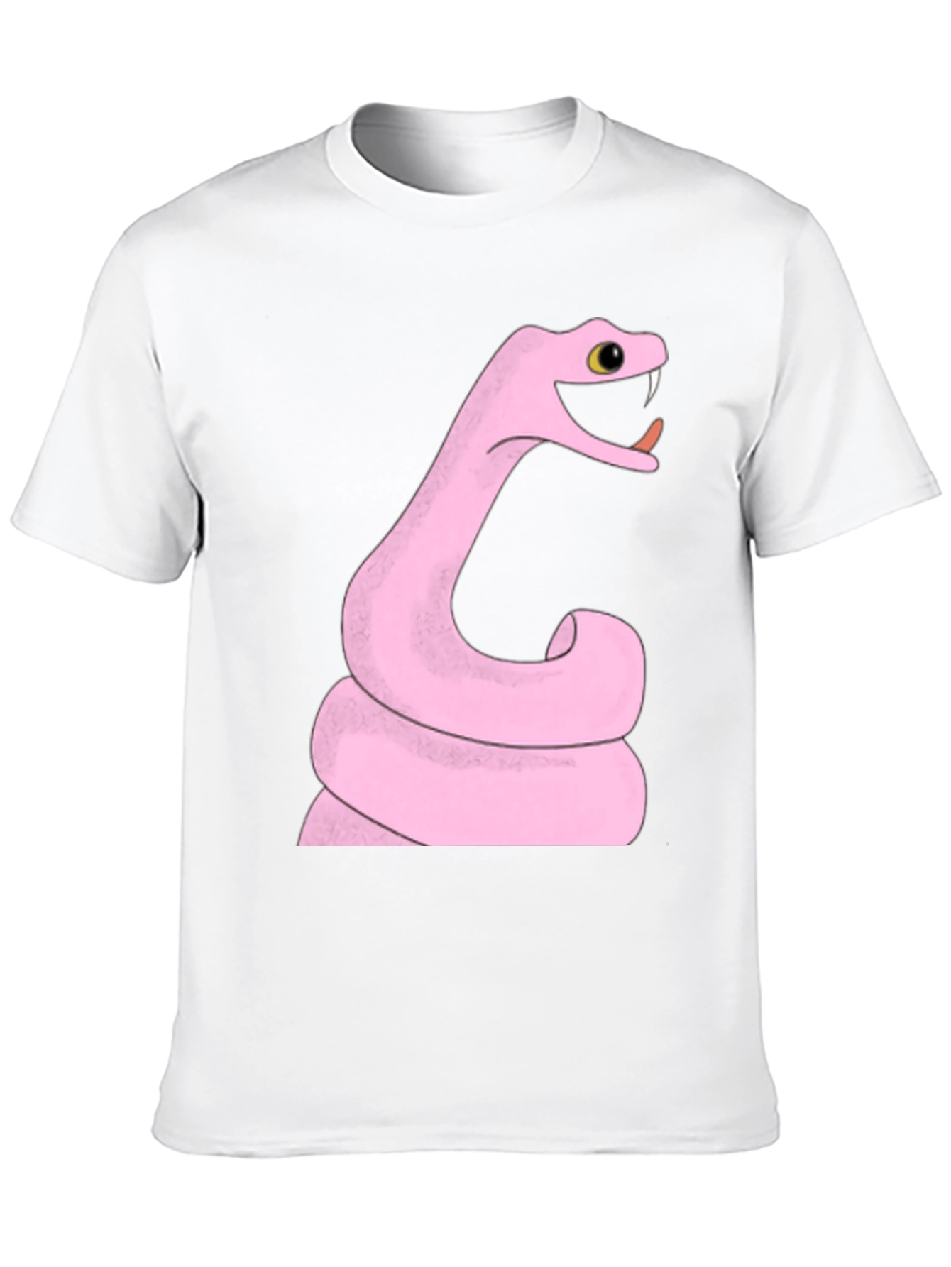 Pink Snake Graphic T-Shirt