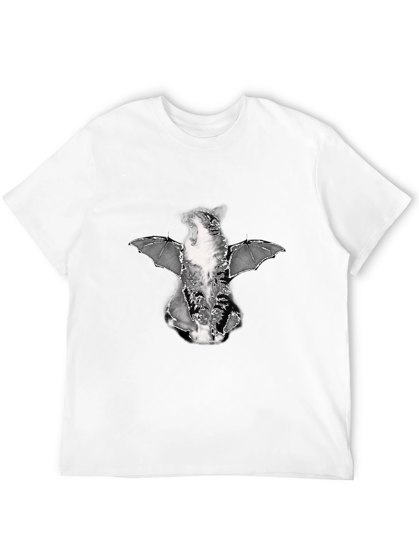 Cat Bat Graphic T-Shirt