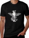 Cat Bat Graphic T-Shirt