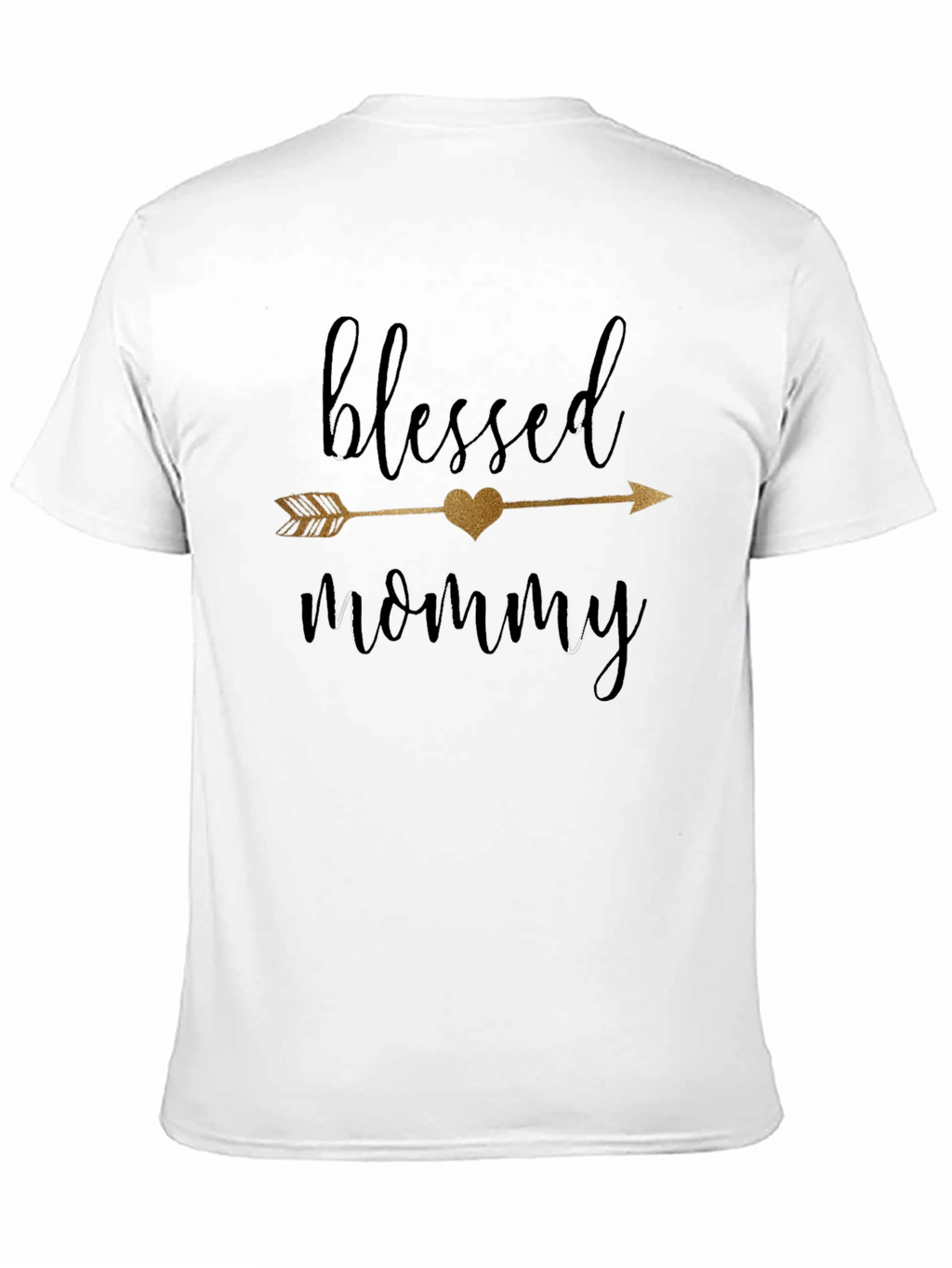 Blessed Mommy Graphic Tee - Soft Black Shirt