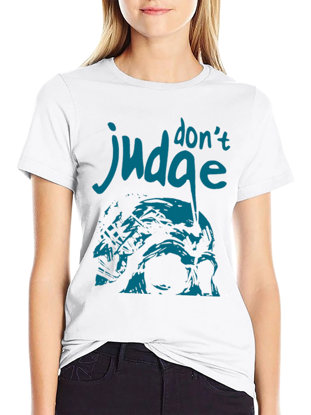 Dont Judge T-Shirt - Unique Graphic Design