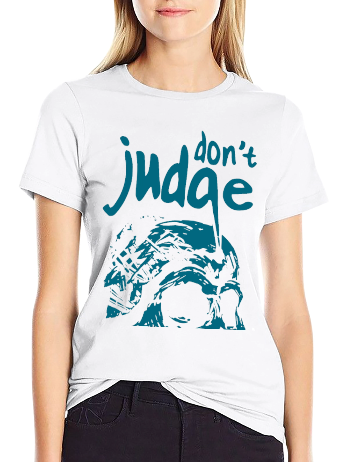 Dont Judge T-Shirt - Unique Graphic Design