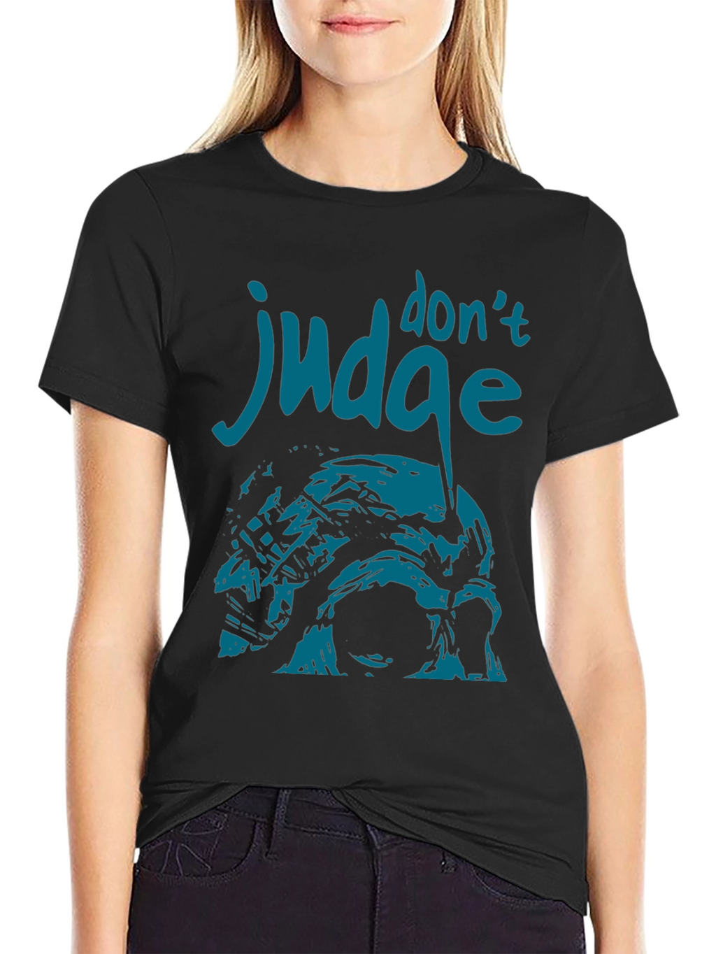 Dont Judge T-Shirt - Unique Graphic Design