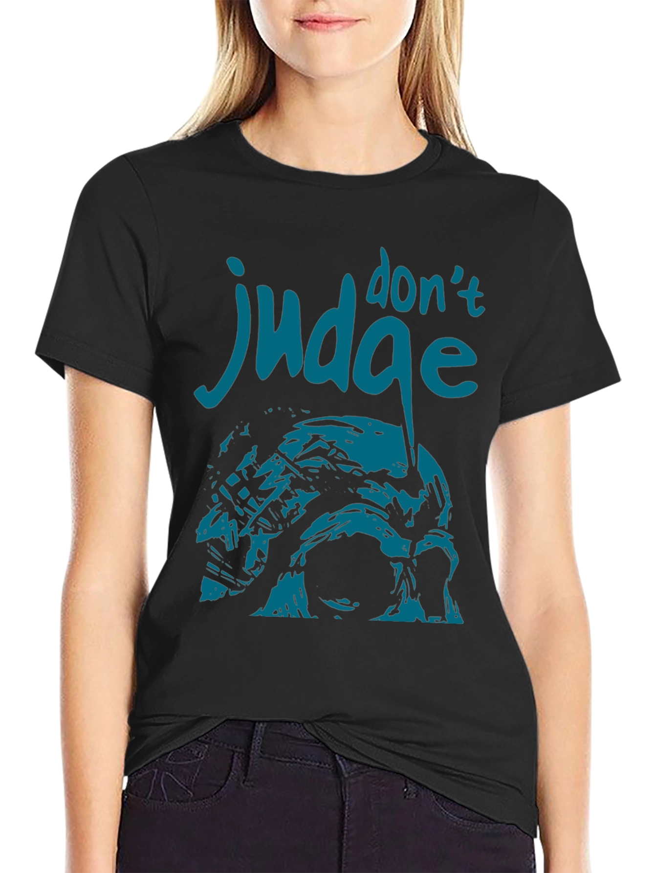 Dont Judge T-Shirt - Unique Graphic Design