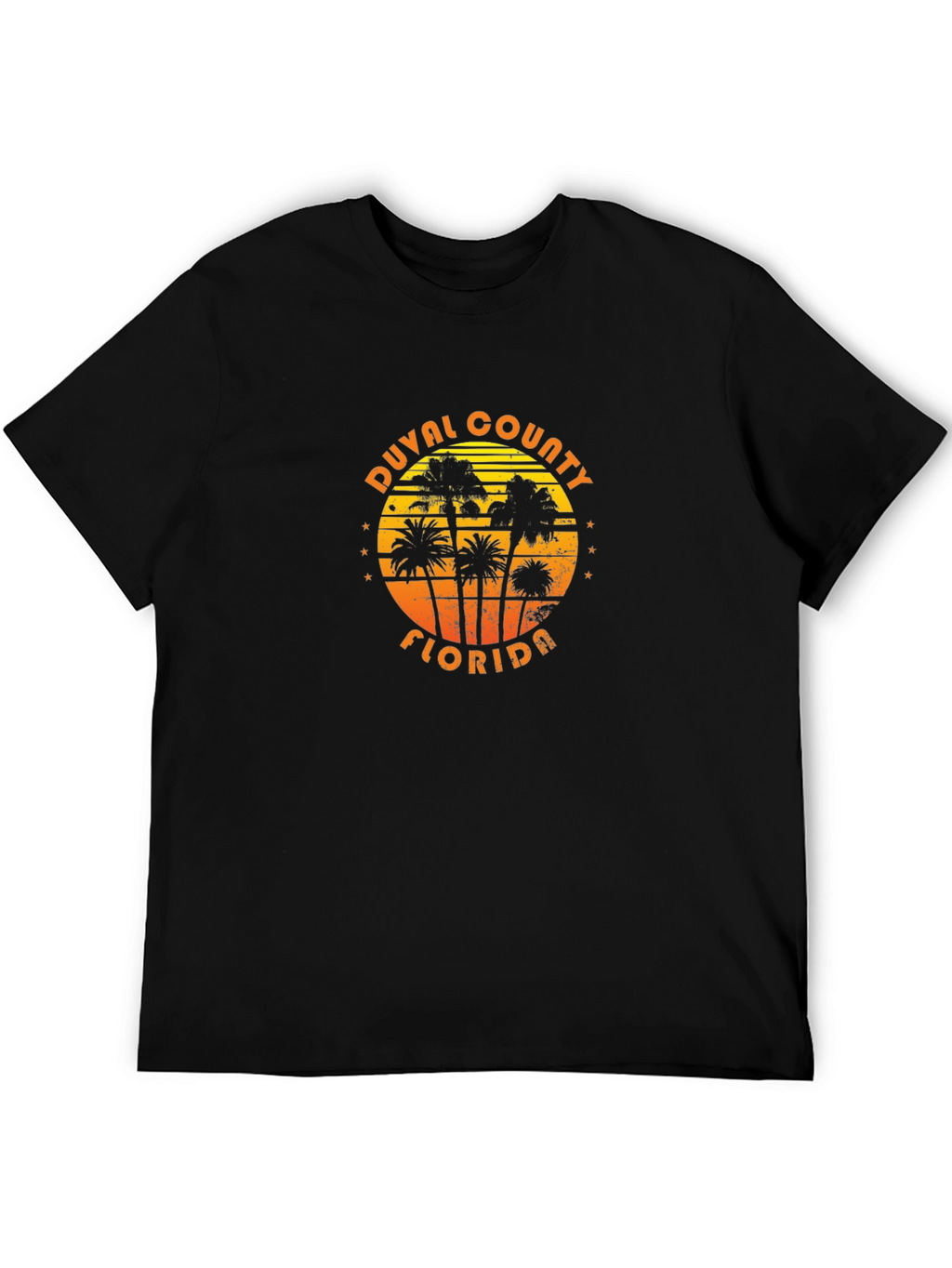 Duval County Florida Palm Tree Graphic T-Shirt