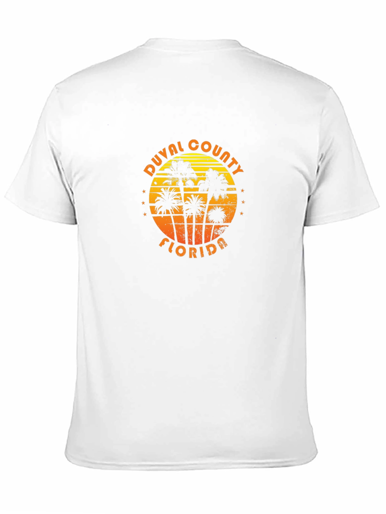 Duval County Florida Palm Tree Graphic T-Shirt