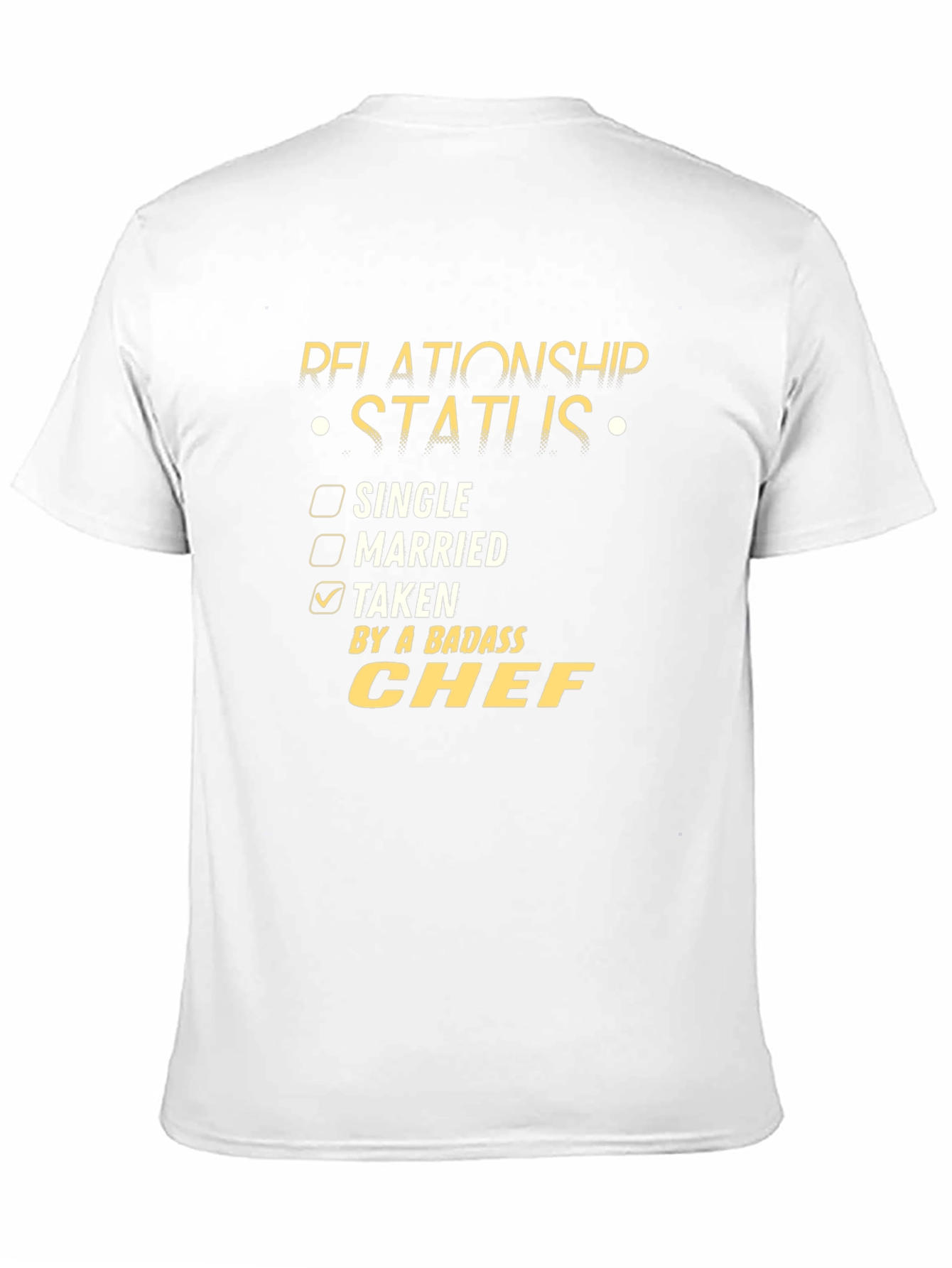 Badass Chef Relationship Status T-Shirt