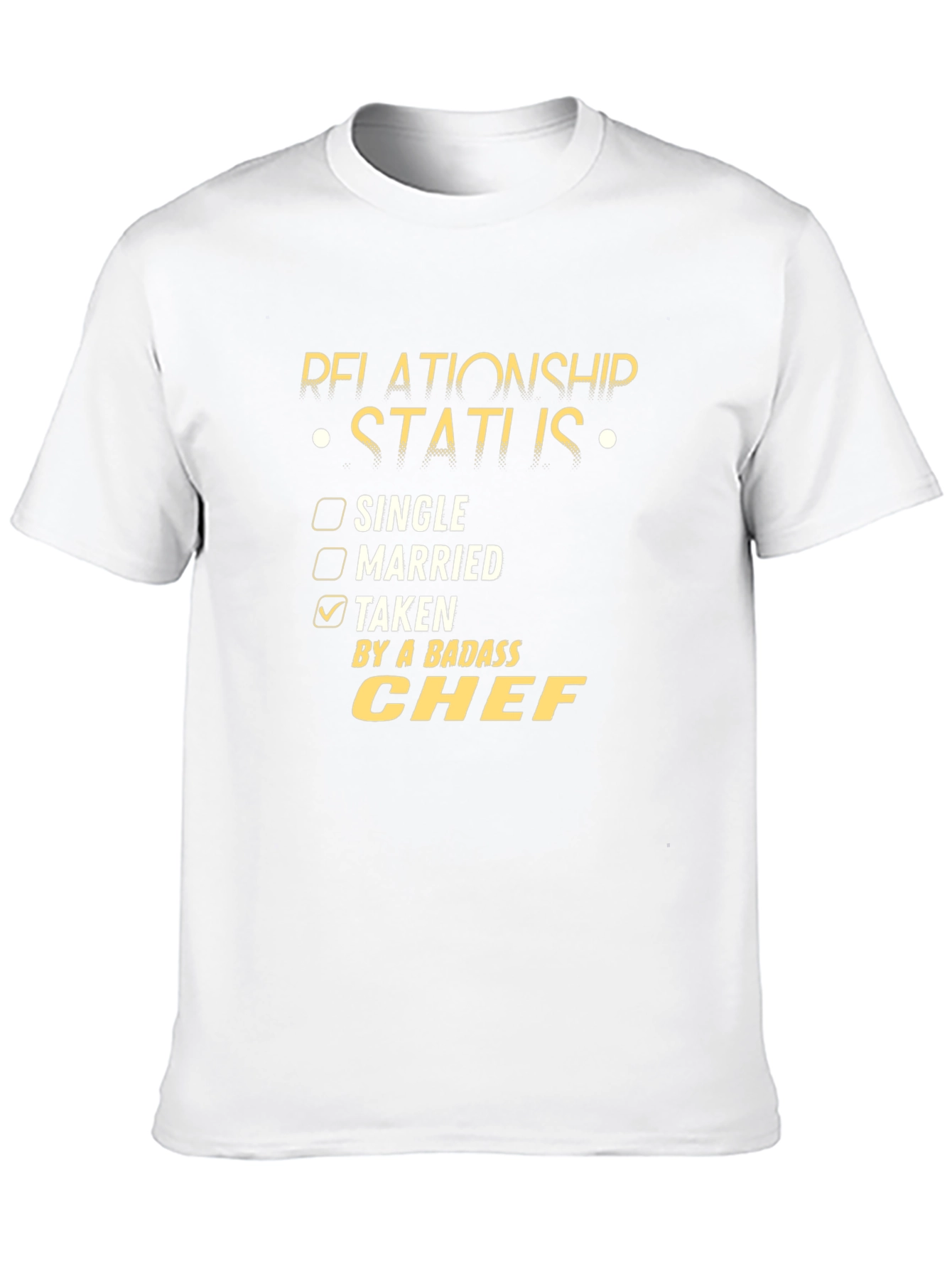 Badass Chef Relationship Status T-Shirt