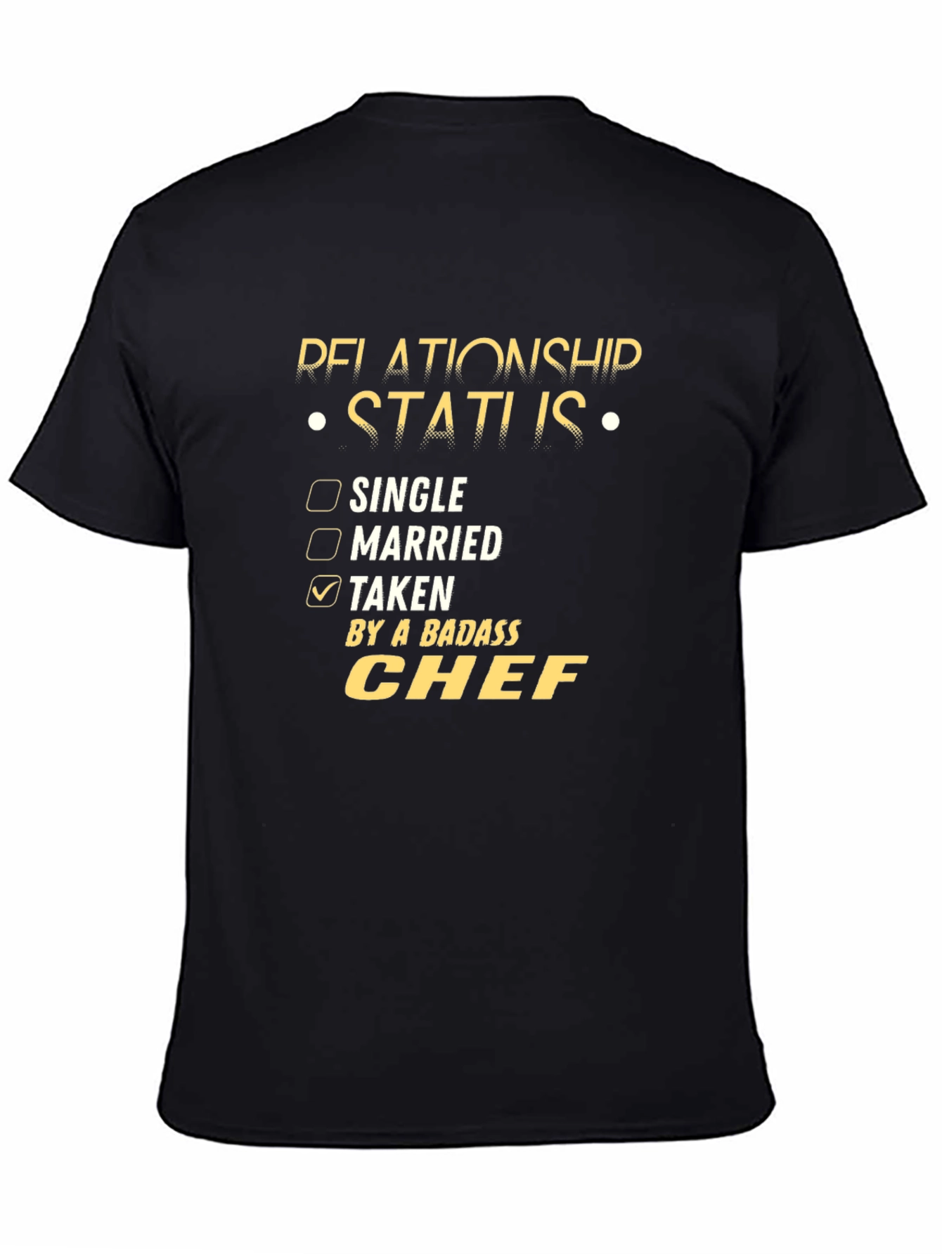 Badass Chef Relationship Status T-Shirt