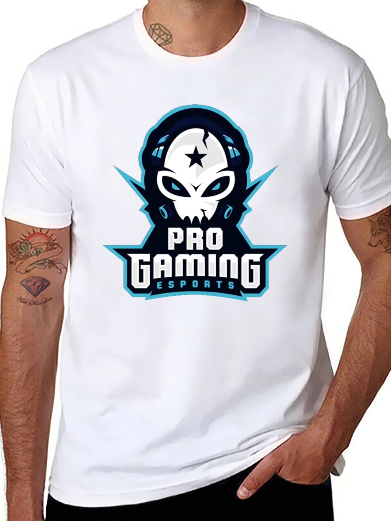 Pro Gaming Esports Black T-Shirt - Gamer Tee