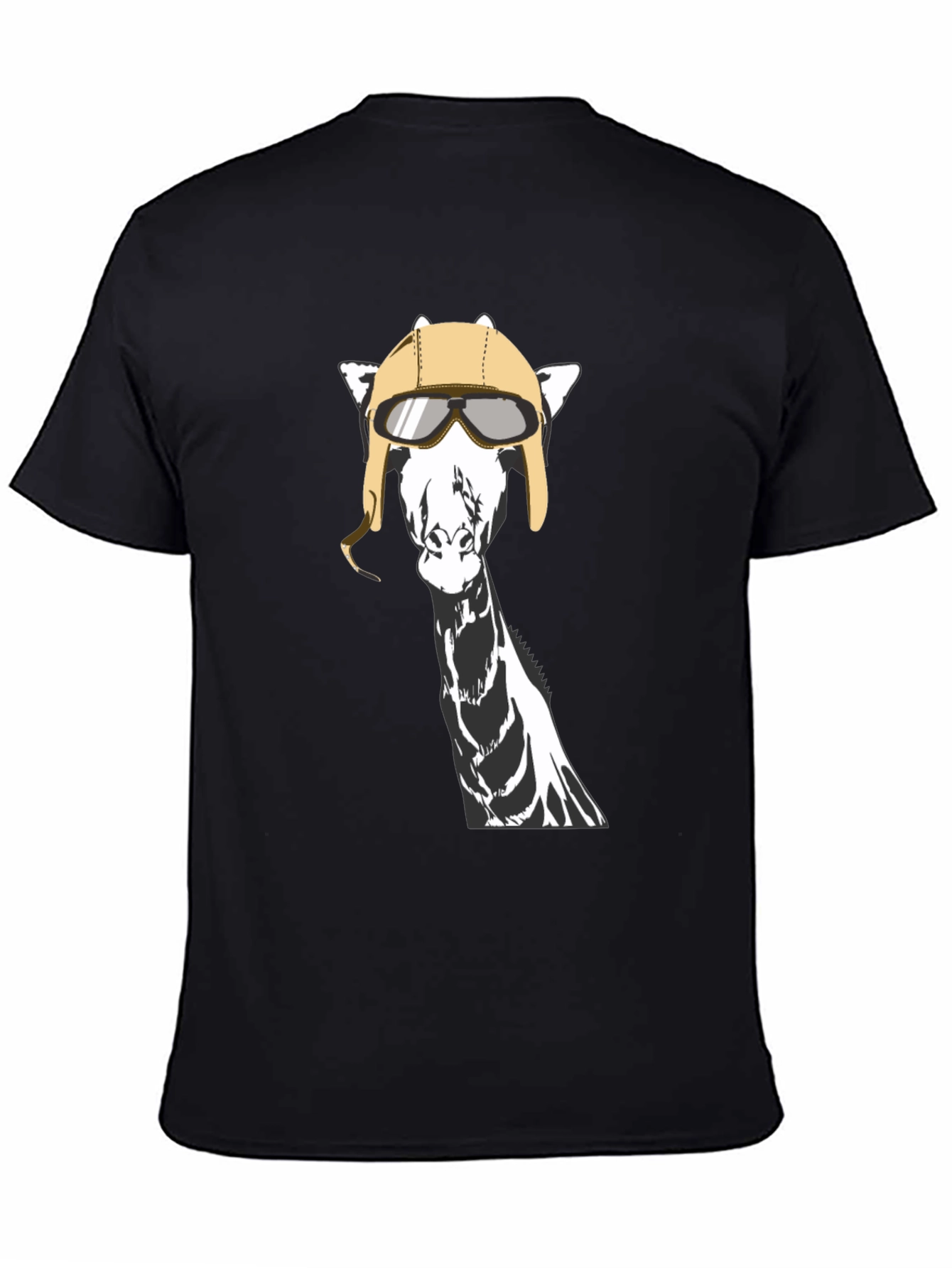 Giraffe Aviator T-Shirt - Unique Graphic Tee