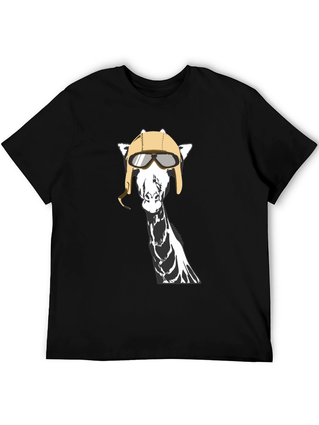 Giraffe Aviator T-Shirt - Unique Graphic Tee