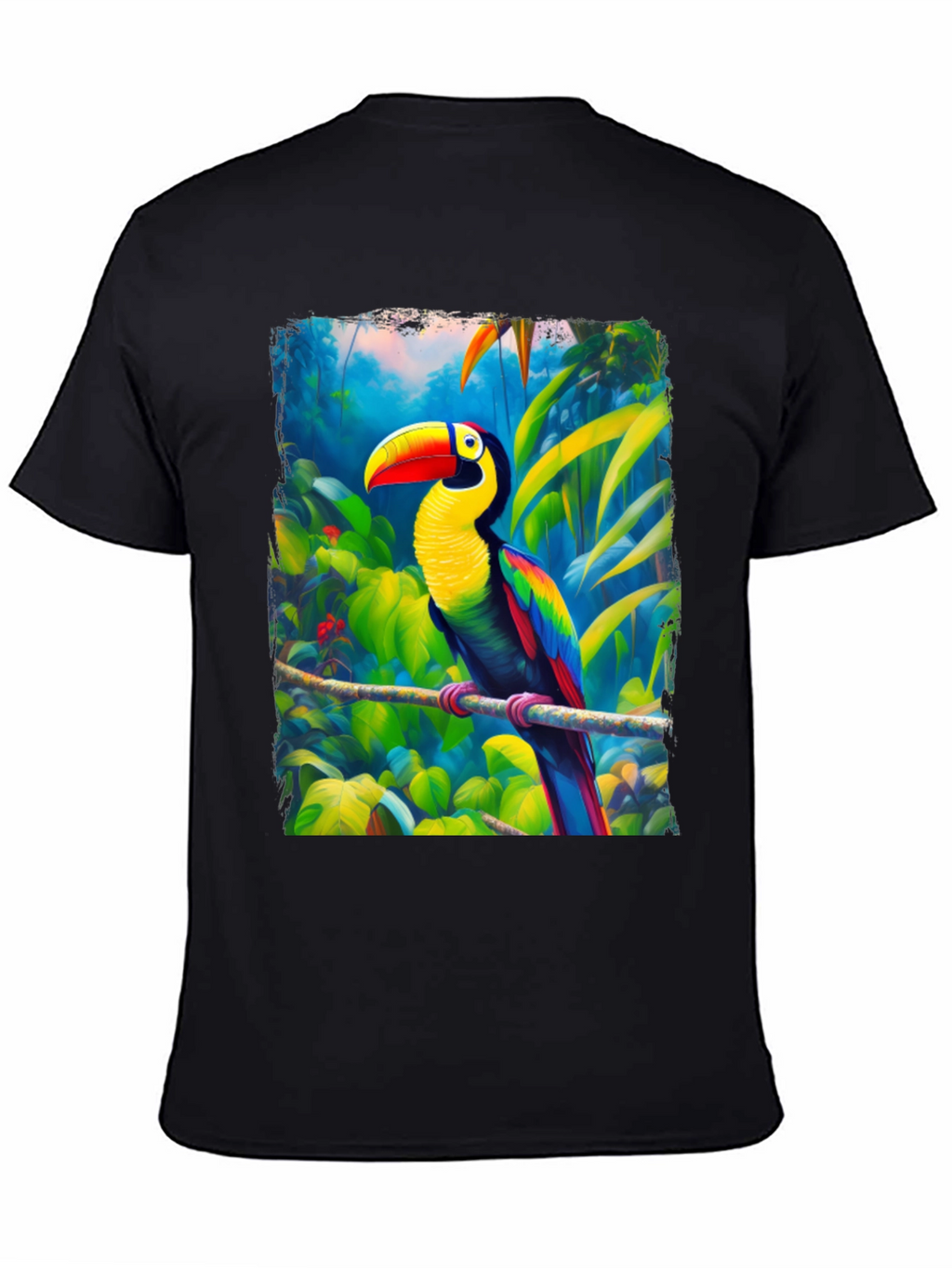 Tropical Toucan Graphic T-Shirt