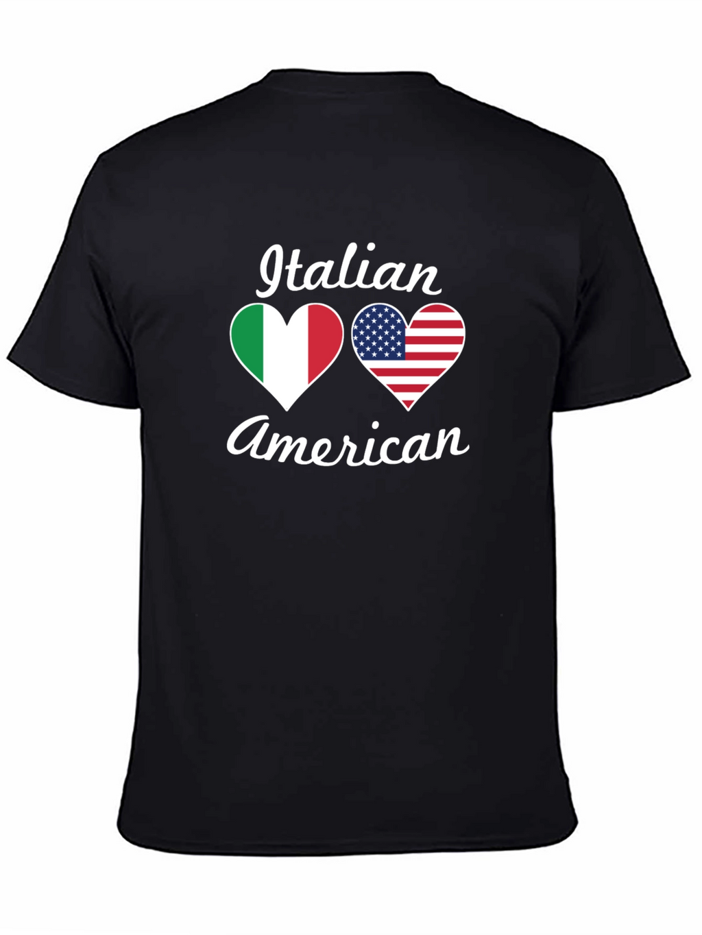 Italian American Heart Flag T-Shirt
