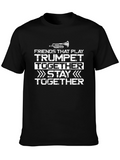 Trumpet Player T-Shirt - Friends That Play Together