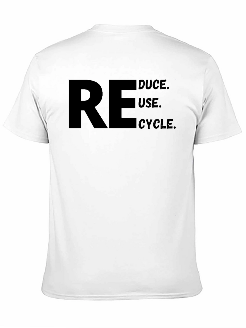 Reduce Reuse Recycle T-Shirt - Black Graphic Tee