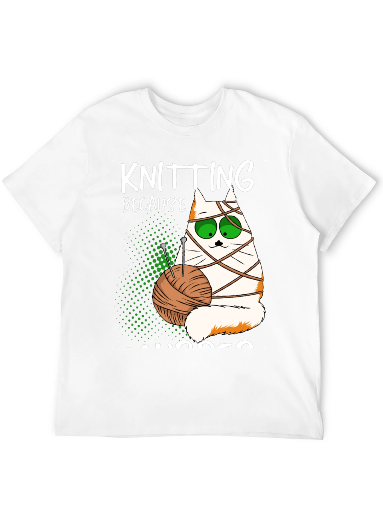 Knitting Cat T-Shirt