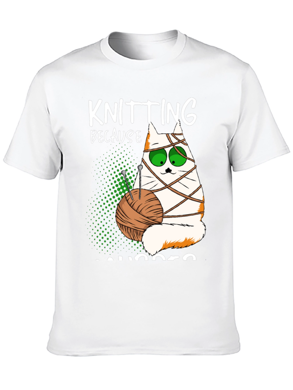 Knitting Cat T-Shirt