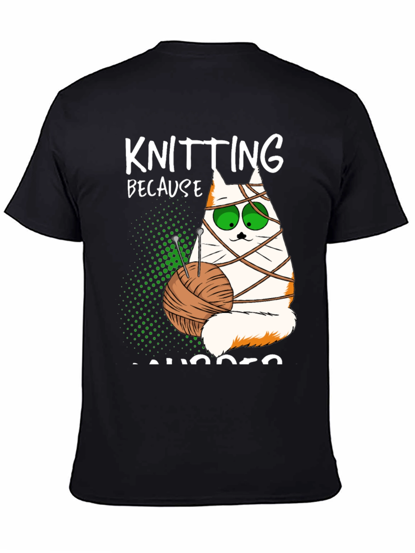 Knitting Cat T-Shirt