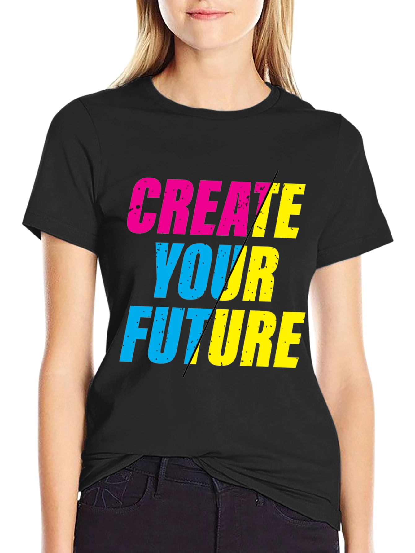 Create Your Future Graphic T-Shirt - Black