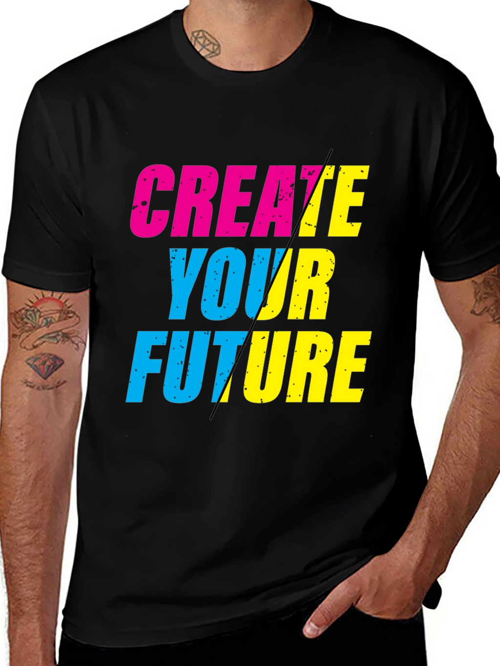 Create Your Future Graphic T-Shirt - Black