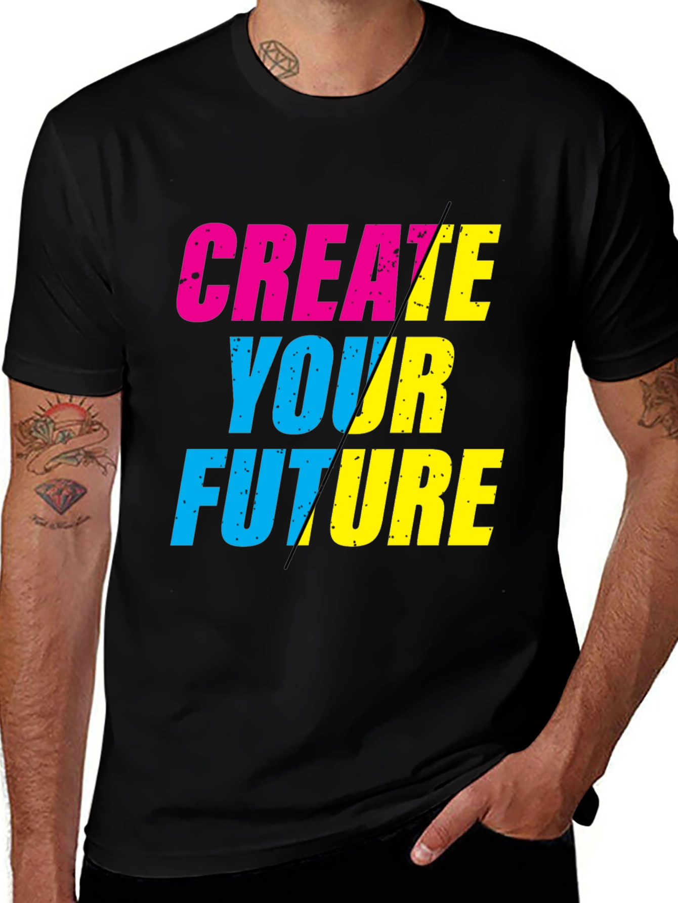 Create Your Future Graphic T-Shirt - Black