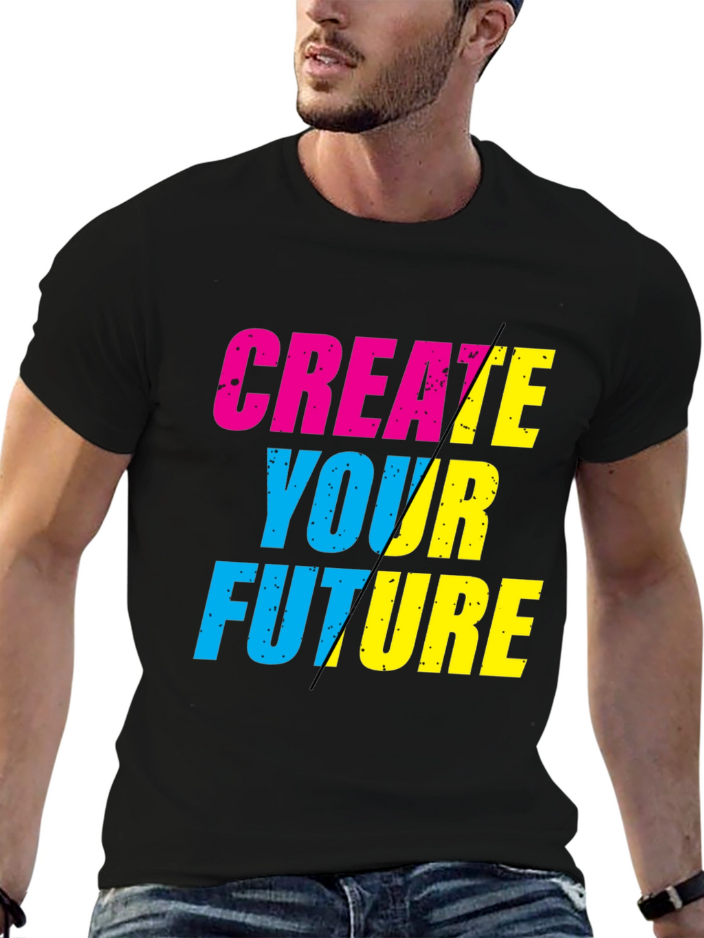 Create Your Future Graphic T-Shirt - Black