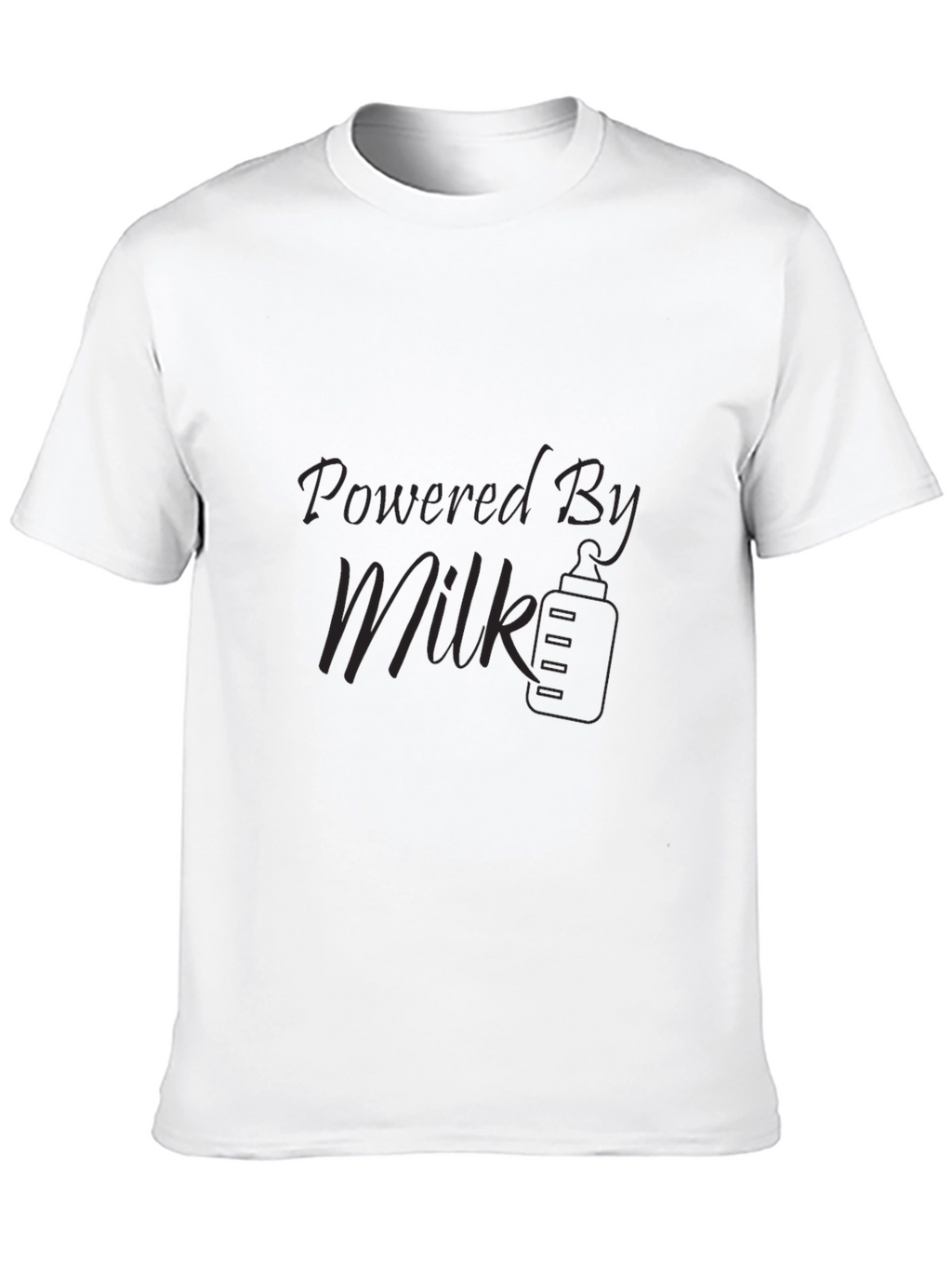 Powered By Milk T-Shirt - Black