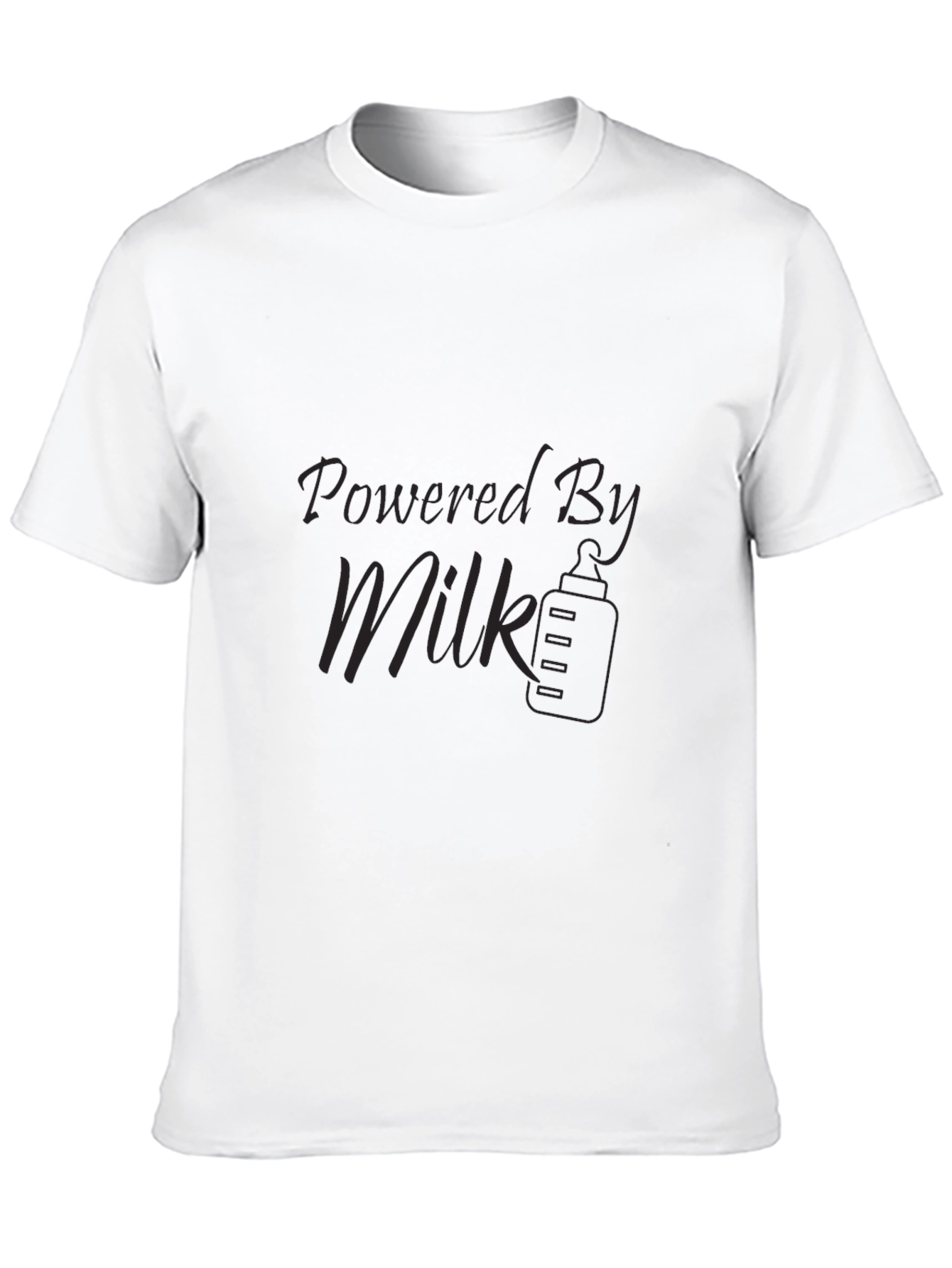 Powered By Milk T-Shirt - Black