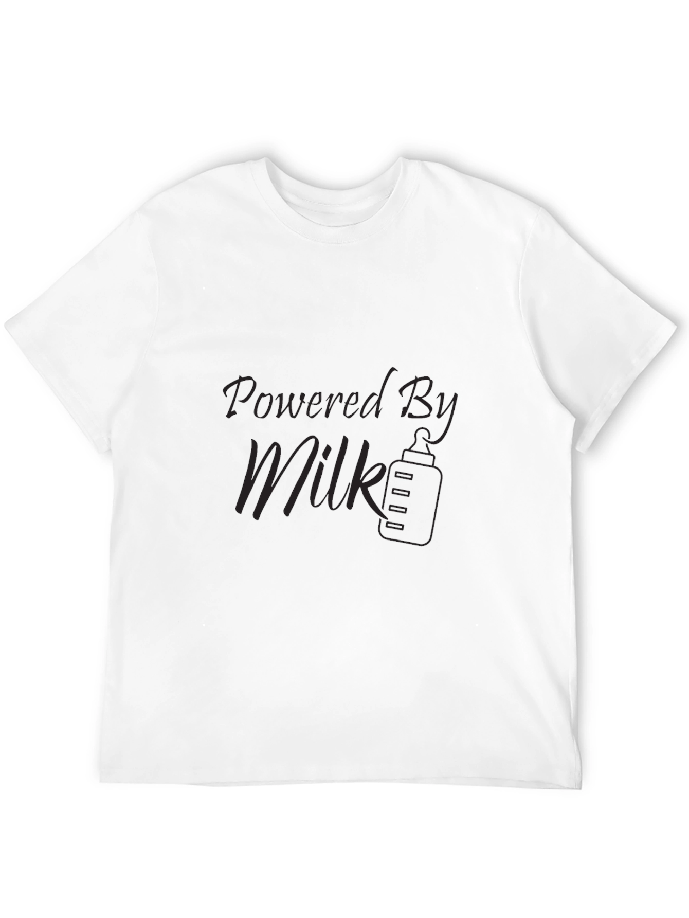 Powered By Milk T-Shirt - Black