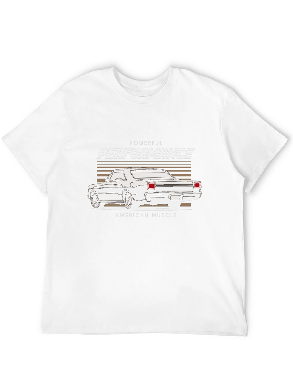 Powerful Performance Muscle Car Graphic Tee