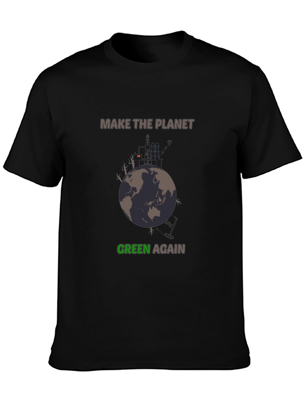Planet Green Again Graphic Tee - Eco-Friendly Style