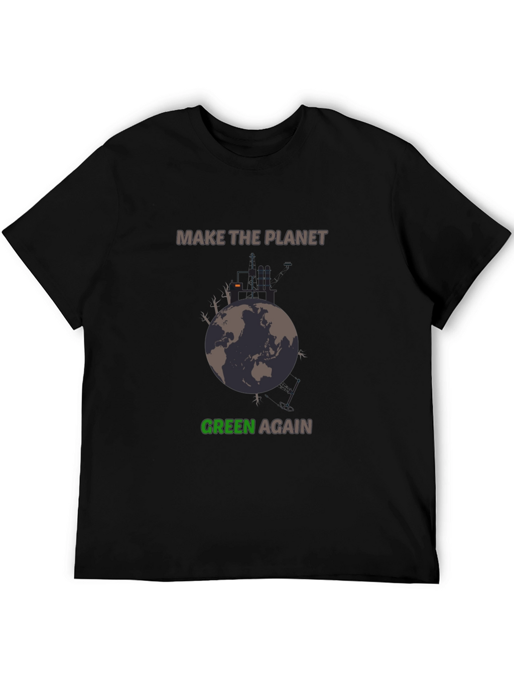 Planet Green Again Graphic Tee - Eco-Friendly Style