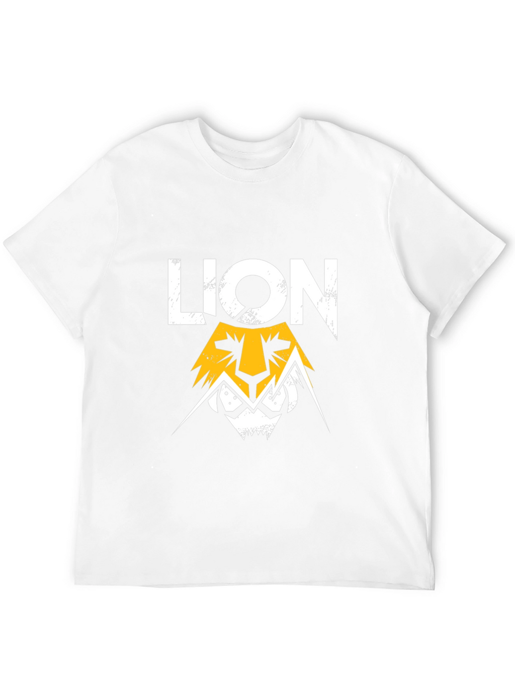 Lion Graphic Print Black T-Shirt