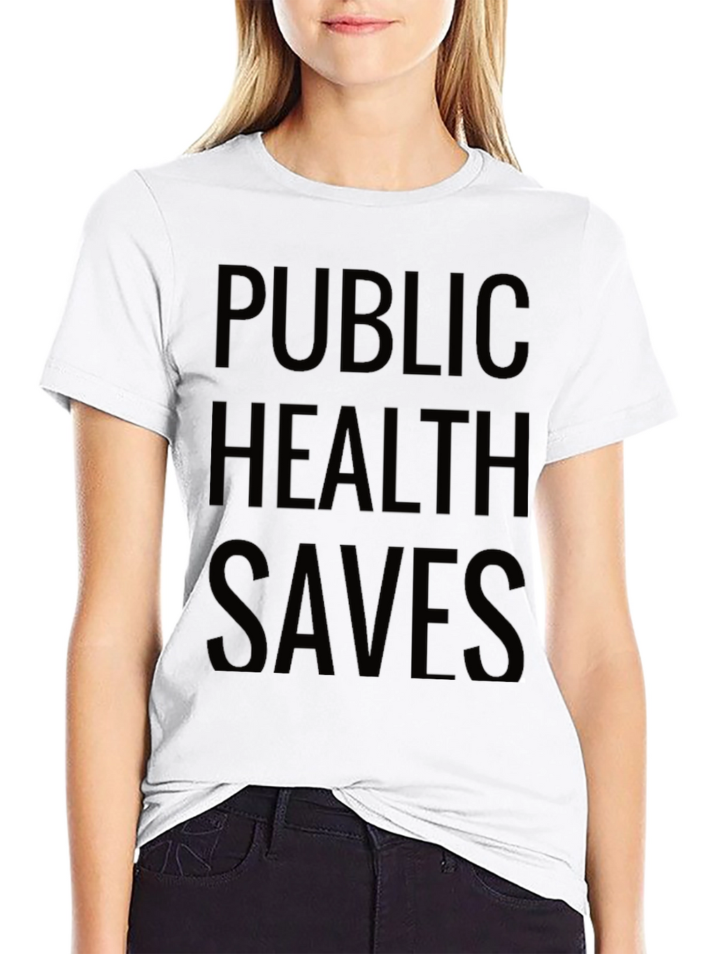 Public Health Saves Black T-Shirt