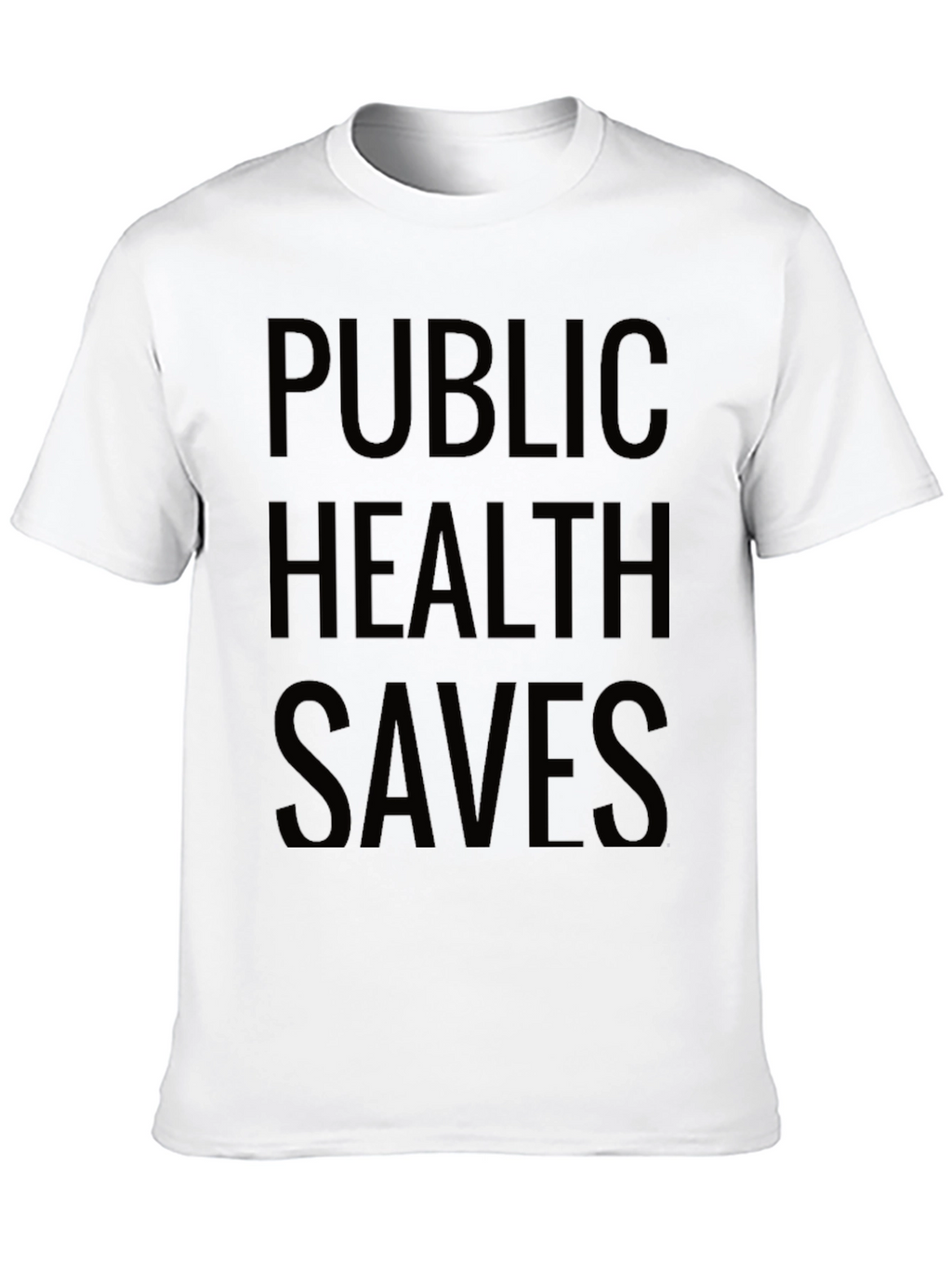 Public Health Saves Black T-Shirt