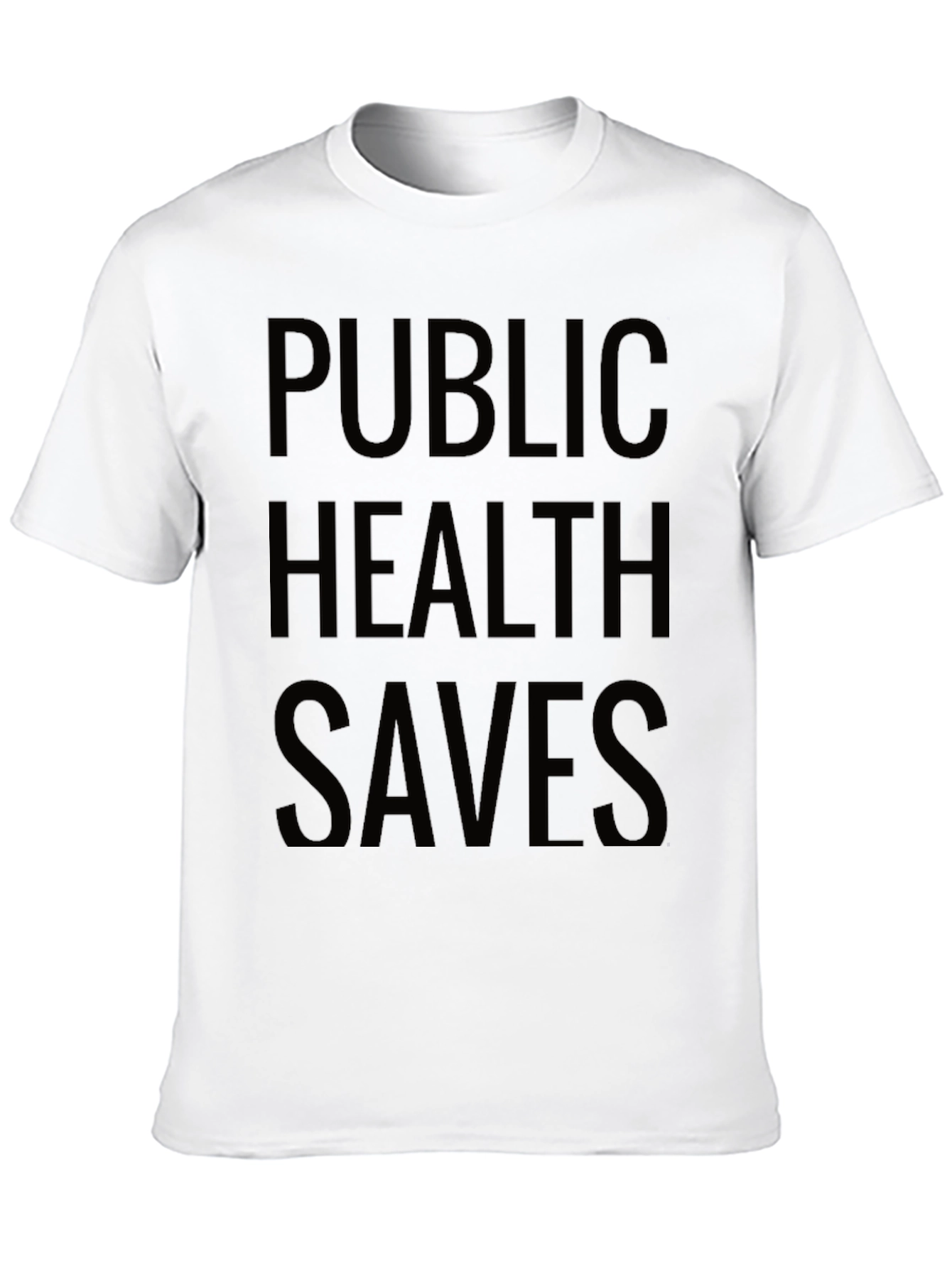 Public Health Saves Black T-Shirt