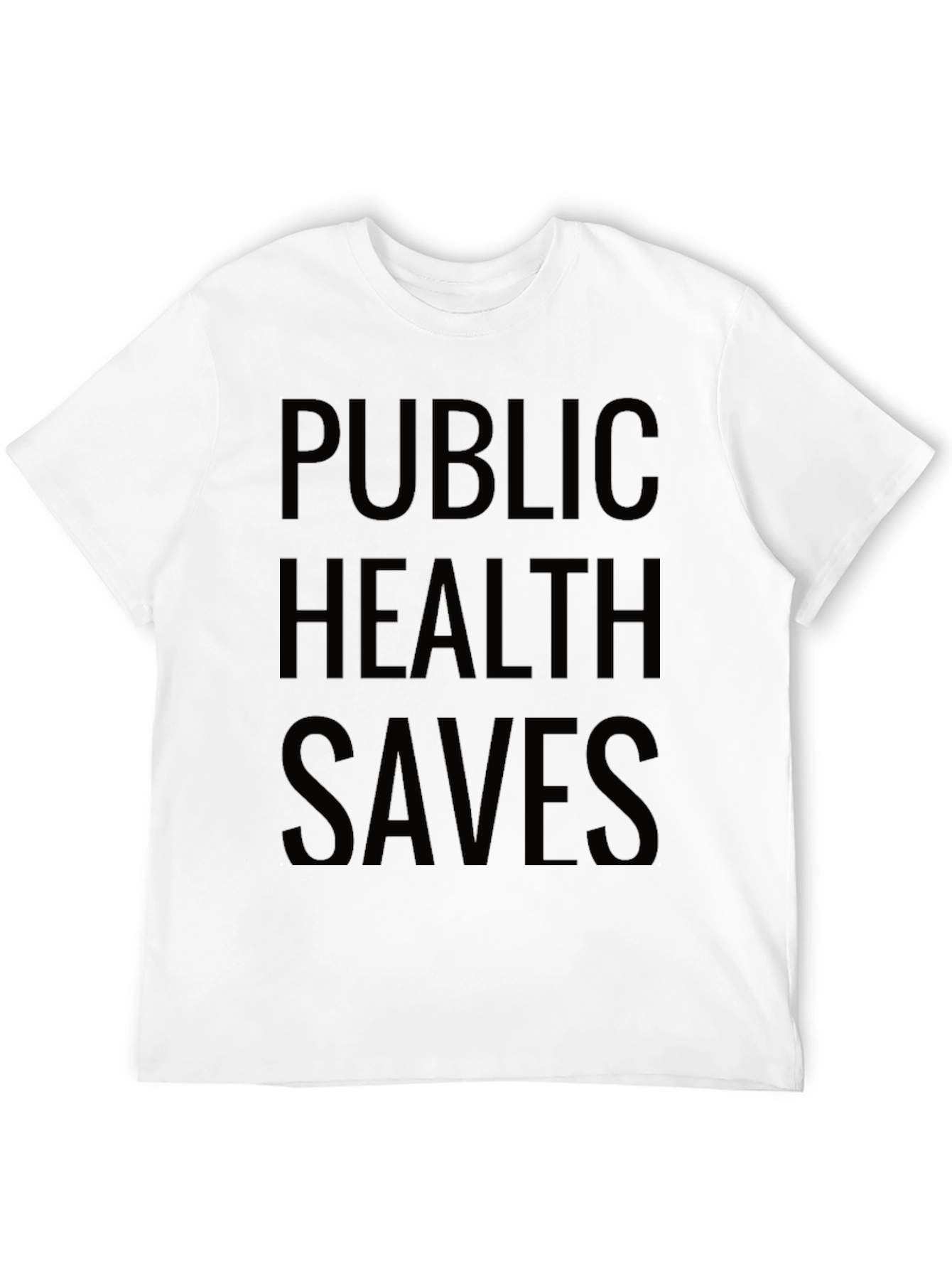 Public Health Saves Black T-Shirt